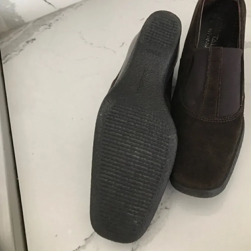Aquatalia Dark brown suede shoes